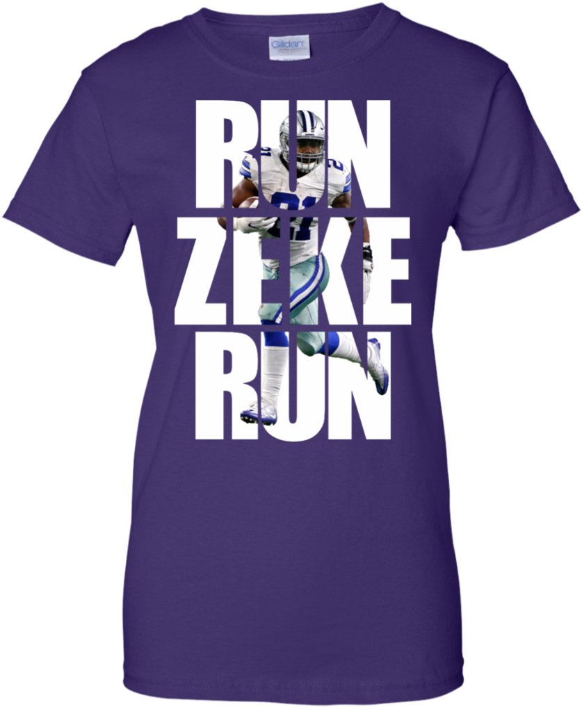 Dallas Cowboys Nfl Super Bowl Ezekiel Elliott Dak Prescott - T-shirt (1024x1024), Png Download