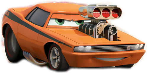 Share This Image - Cars Supercharged Snot Rod (500x249), Png Download