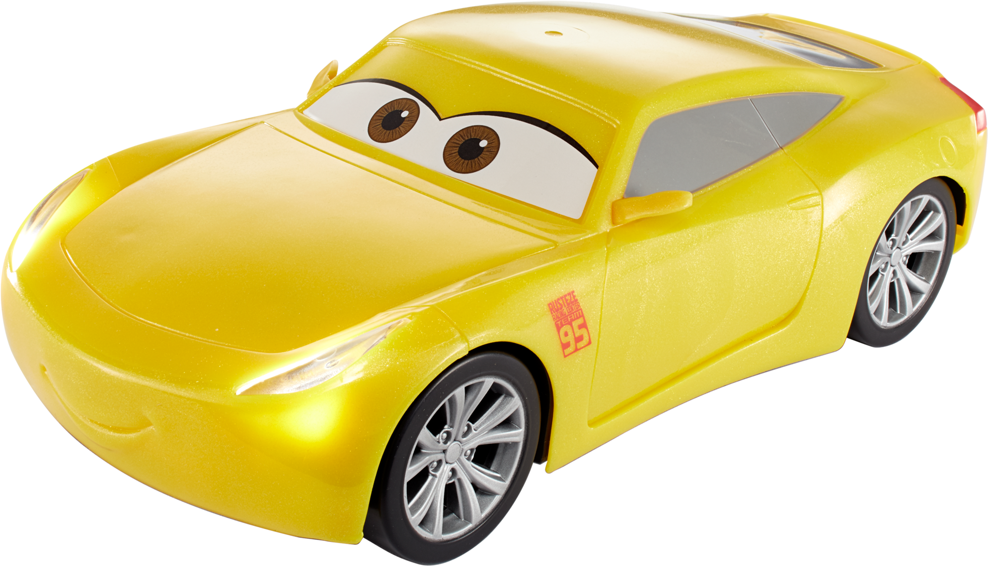 Cars Movie Moves Cruz Ramirez, , Large - Disney Cars 3 Sprechende Rennheldin Cruz Ramirez Toys/spielzeug (2000x1151), Png Download