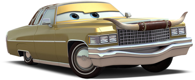 Cars Movie - Mattel Pixar Cars: Tex Dinoco (650x267), Png Download