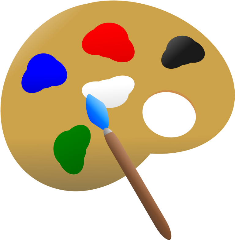 Palette Clip Art Download - Paleta De Colores Fondo Transparente (783x800), Png Download