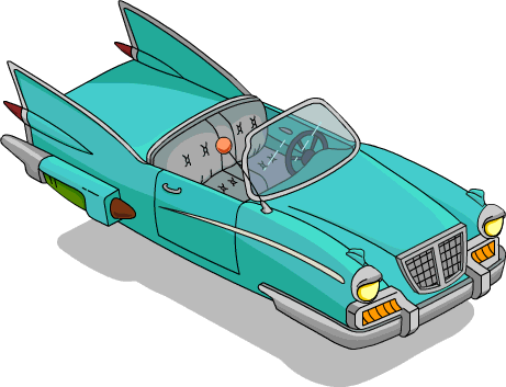 Simpson's Hover Car Menu - Simpsons Tapped Out Vehicles (461x353), Png Download