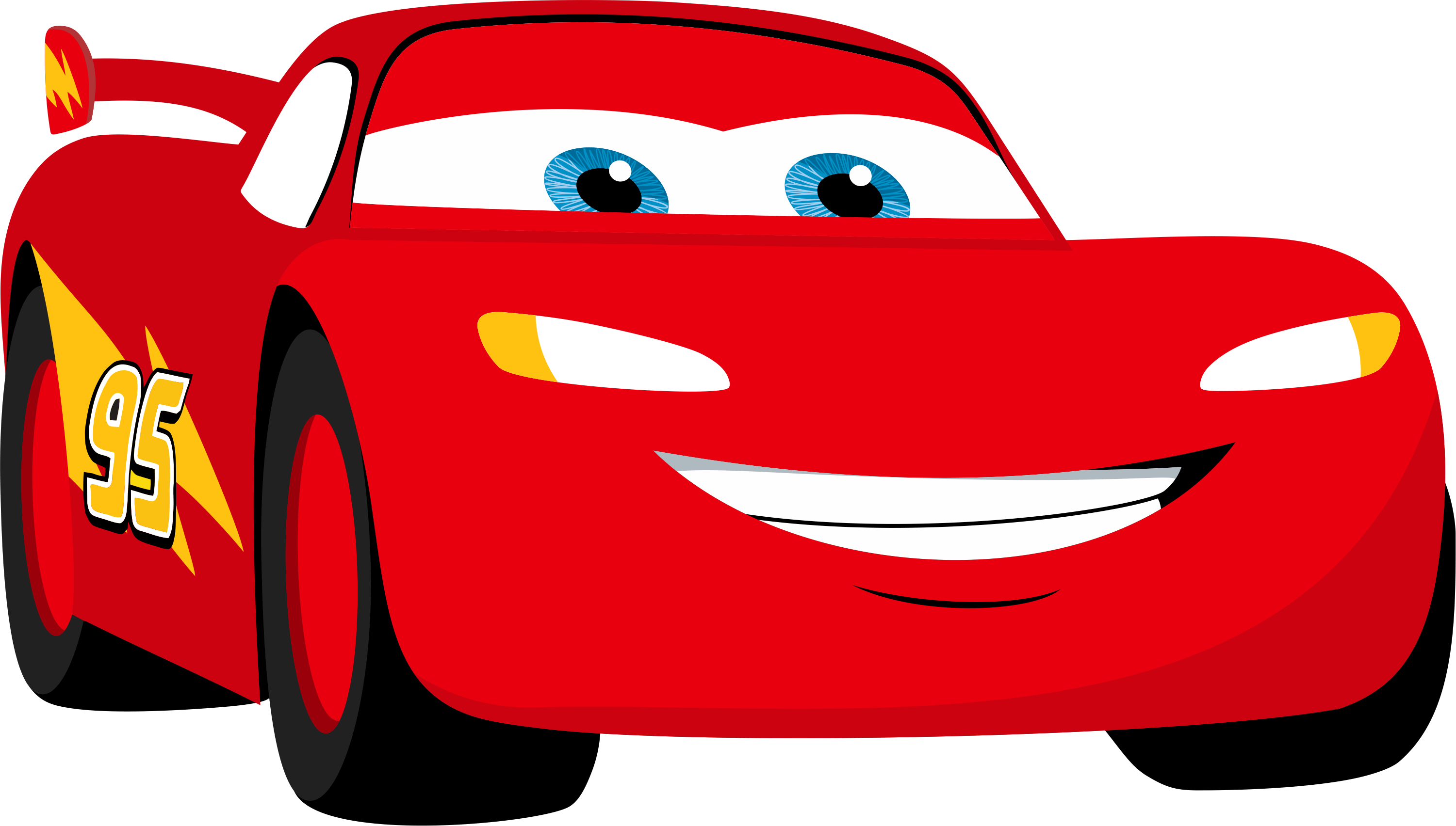 Disney Movie Cars Clipart 4 By James - Lightning Mcqueen Svg Free (3001x1704), Png Download
