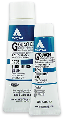 Holbein Acryla Gouache 20 Ml Viridian [pack (550x400), Png Download
