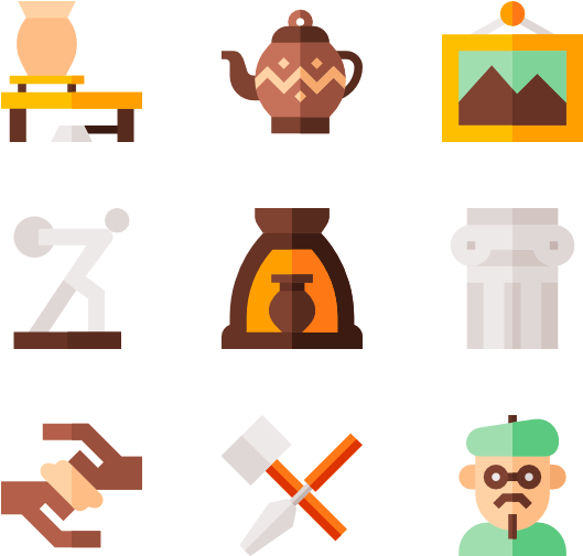 Plastic Arts 50 Icons - Plastic Arts (600x564), Png Download