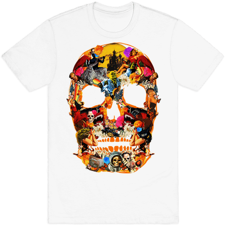 Vintage Skull - Alice In Wonderland Tshirts (484x484), Png Download