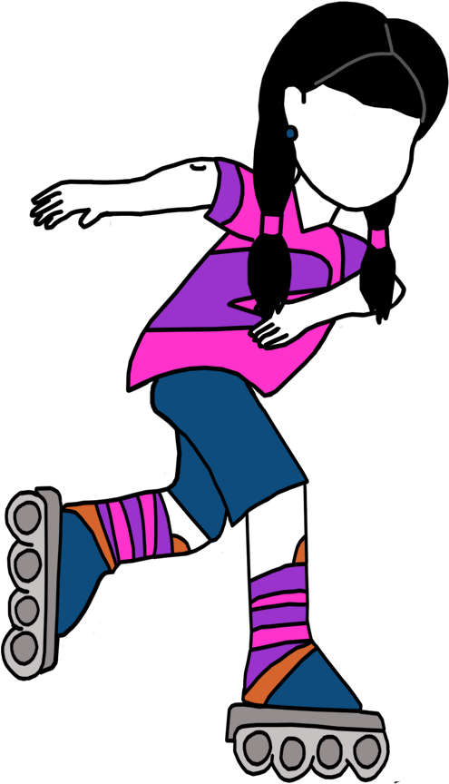 Skating Fill In The - Quad Skates (1000x1000), Png Download