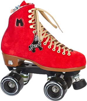 Moxi Lolly Poppy - Moxi Roller Skates Red (355x355), Png Download