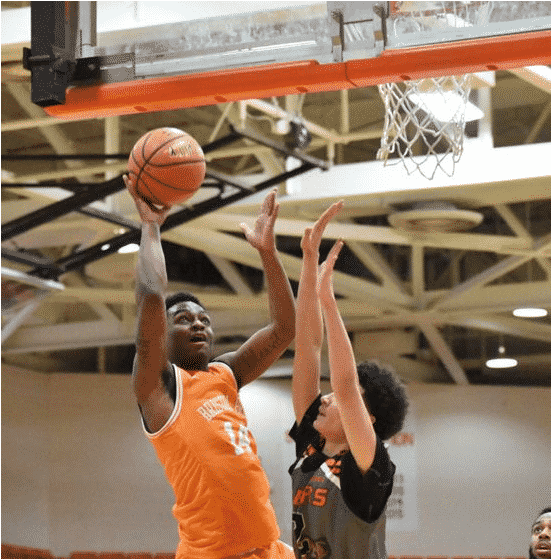 Isaiah Francis - Block Basketball (892x558), Png Download