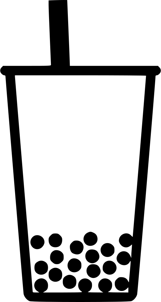Png File Svg - Milk Tea Icon Png (522x980), Png Download