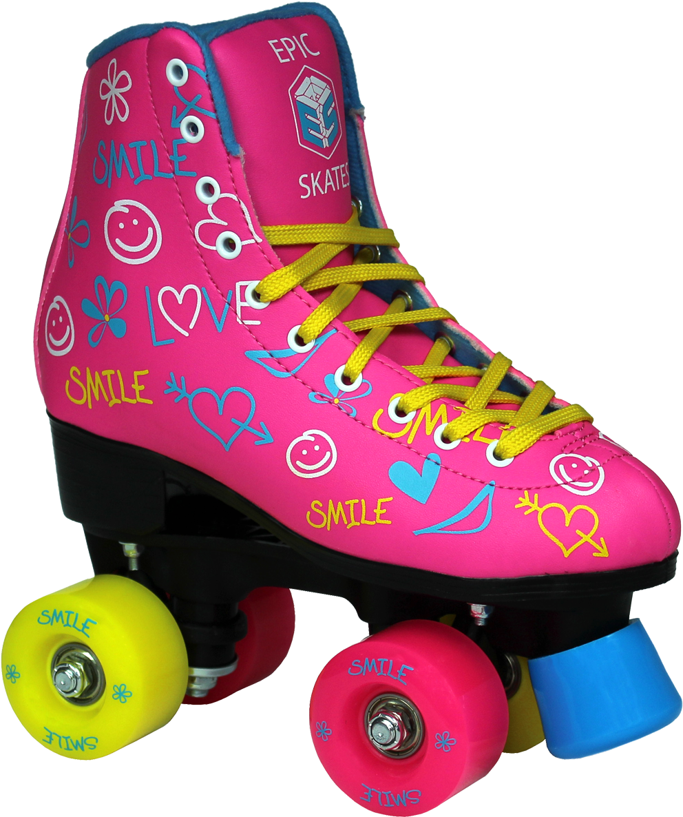Epic Blush Roller Skates (1600x1200), Png Download