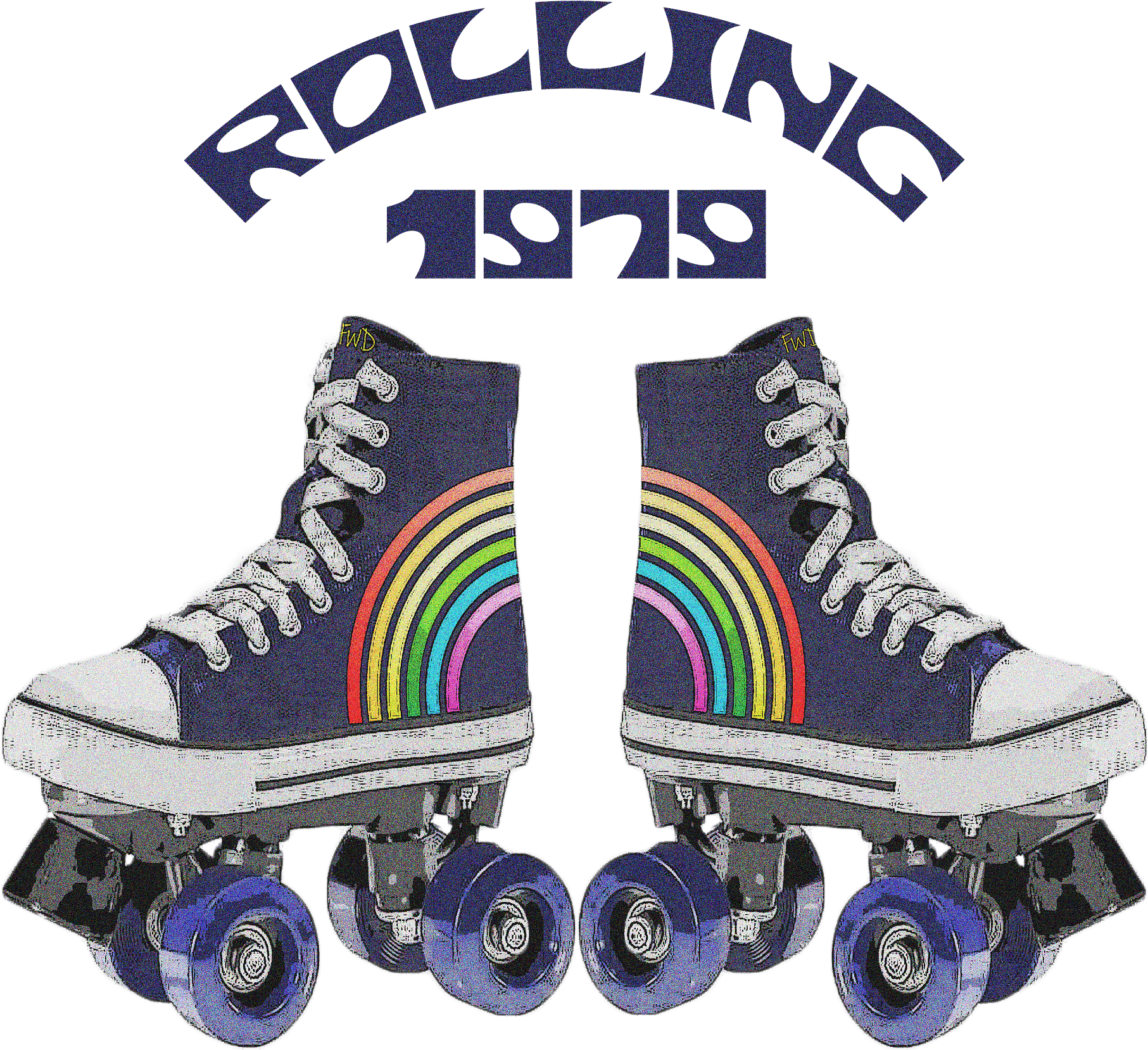 Rollerland October May Be National Roller Skating - Retro Roller Skates Mugs (1920x1920), Png Download