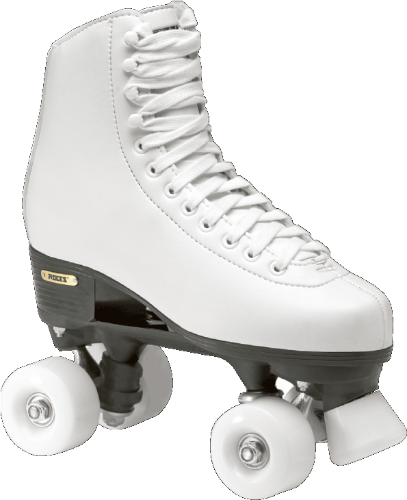 Rc1 - Patins A Roulettes Blanc (900x900), Png Download