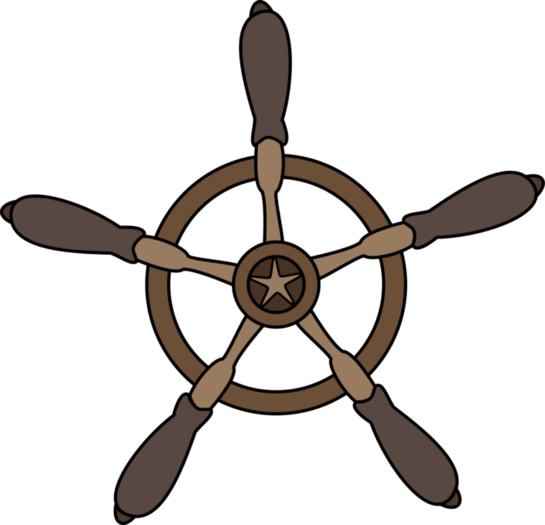 Ship Steering Wheel Clip Art At Clker Com Vector Clip - Vo Lang Tau Thuy (600x579), Png Download