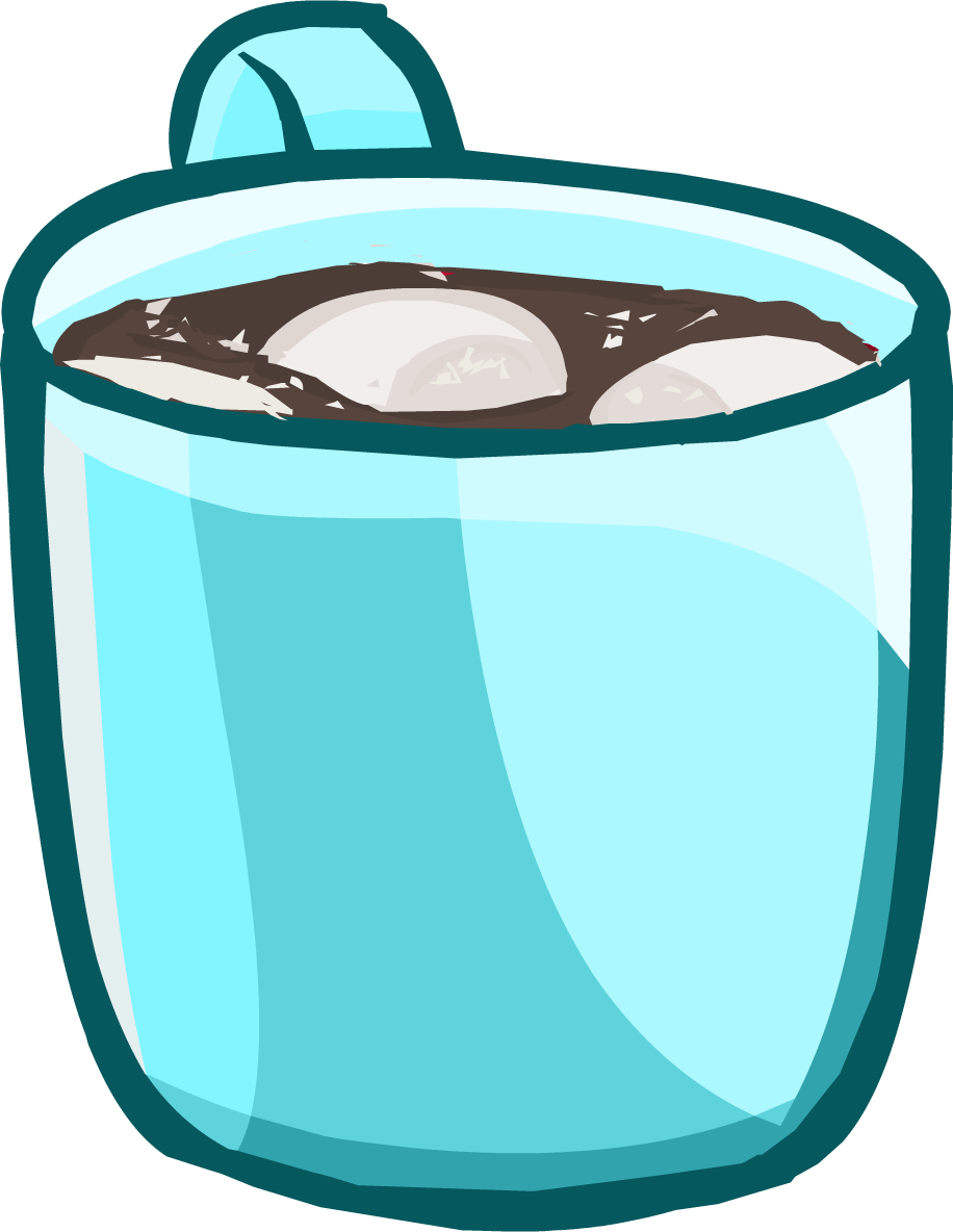 Hot Cocoa - Club Penguin Hot Chocolate (916x1184), Png Download