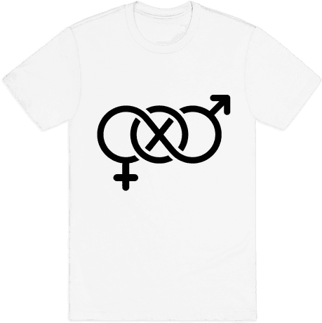 Bi Symbol - Lgbt Pride T Shirts For Bi (484x484), Png Download