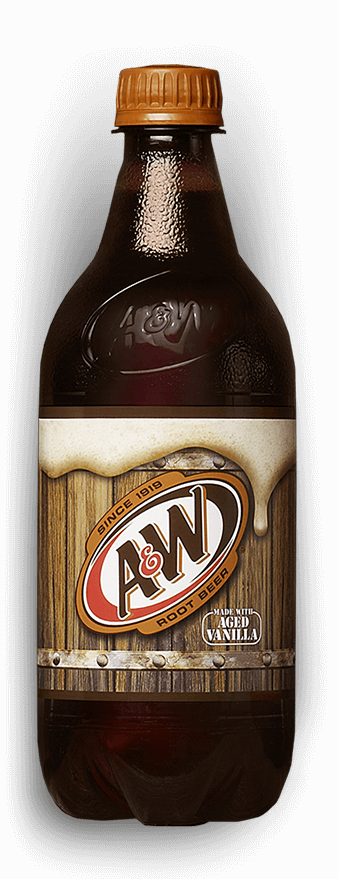 A&w Root Beer - A&w Root Beer, .5 L Bottles, 6 Pack (338x879), Png Download