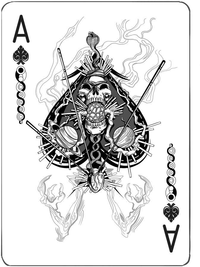 Ace Card Png Image - Espadas Carta De Baralho Desenho (700x955), Png Download
