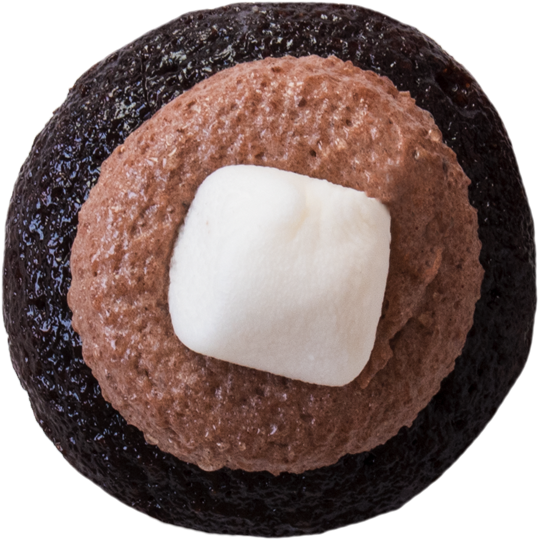Hot Cocoa Cupcake Small Top View Image - Cupcake (800x800), Png Download