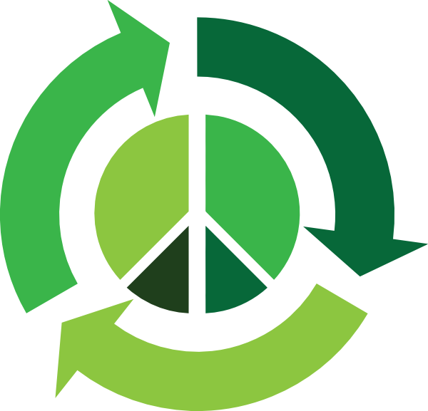 Recycle Peace Symbol (600x577), Png Download