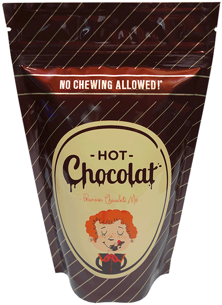 Premium Hot Chocolate Mix - No Chewing Allowed! Original French Truffles Box (455x750), Png Download