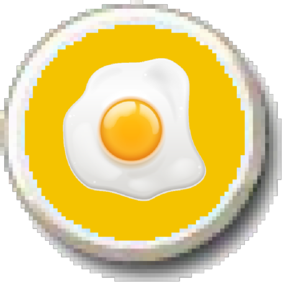 Egg Icon - Png - Fried Egg (555x555), Png Download