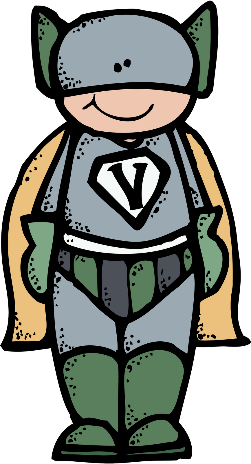 Melonheadz Lds Illustrating - Melonheadz Clipart Superhero (867x1600), Png Download