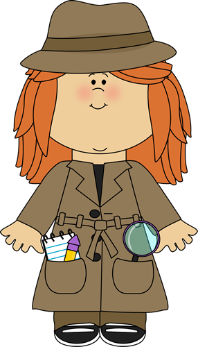 Girl Detective - Girl Detective Clipart (286x500), Png Download