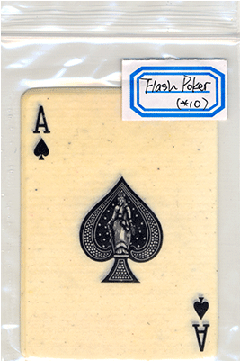 Flash Poker Card Ace Of Spades - Ace Of Spades Bicycle Card (400x400), Png Download
