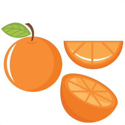 Orange Set Svg Cutting Files Fruit Svg Cut File Food - Clip Art (432x432), Png Download