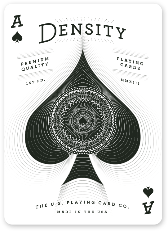 Density Deck Ace Of Spades Small - Playing Card (840x840), Png Download