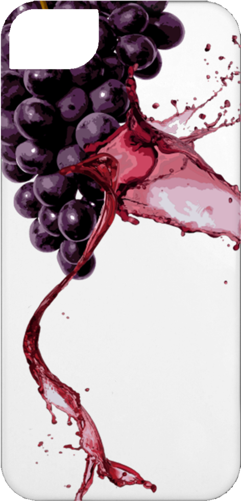 Wine Splash Iphone Case - Concord Grape Png (1060x1060), Png Download