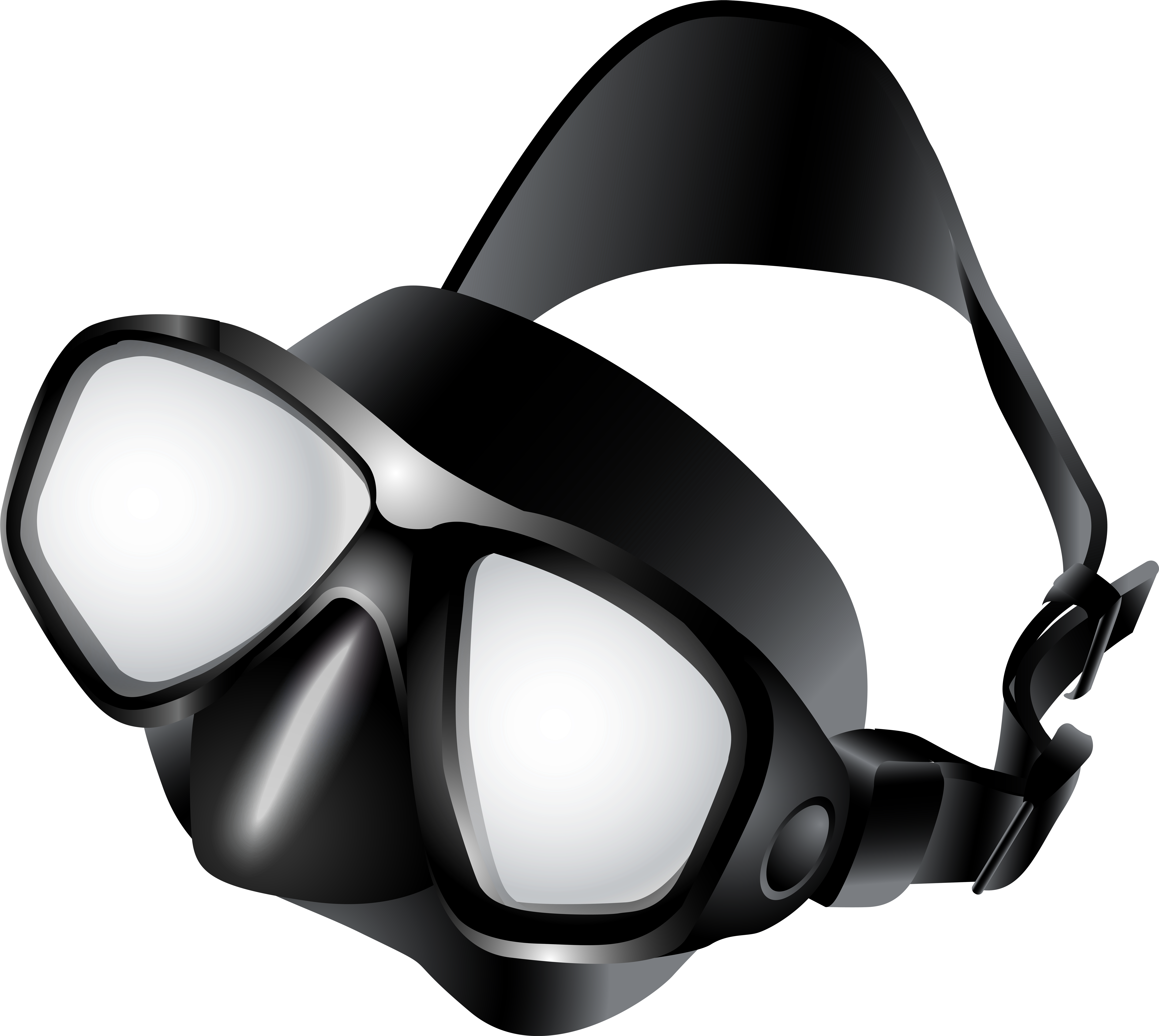 Dive Mask Png Clip Art (8000x7130), Png Download