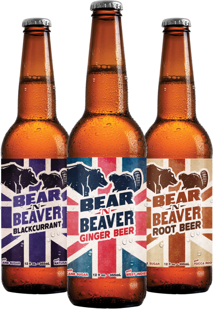 Premium Craft Ginger Beer Served Icy Cold In Brown - Bear And Beaver Ginger Beer (703x1021), Png Download