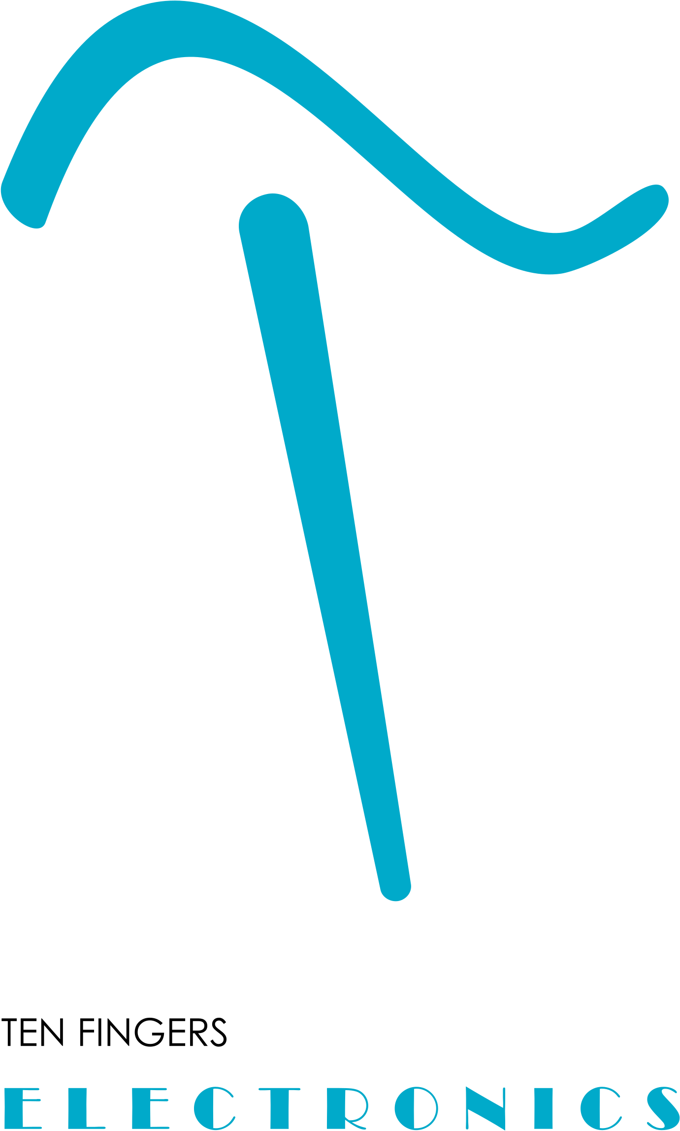 Ten Fingers Electronics Logo Png Transparent - Electric Blue (2400x2400), Png Download