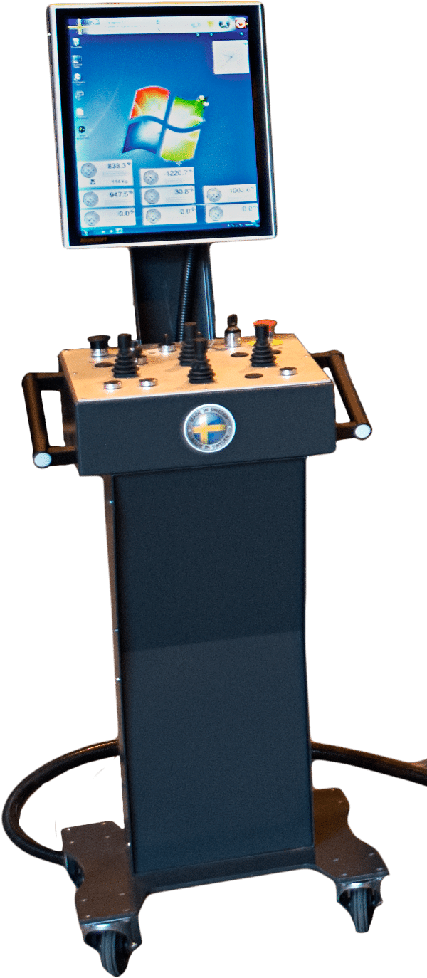 Swebend Cnc Seven Control Panel - Table (663x1521), Png Download