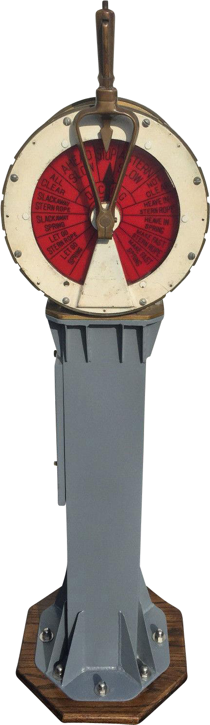 Vintage Ship Telegraph With Tower Stand Brass Aluminum - Sword (1490x1490), Png Download