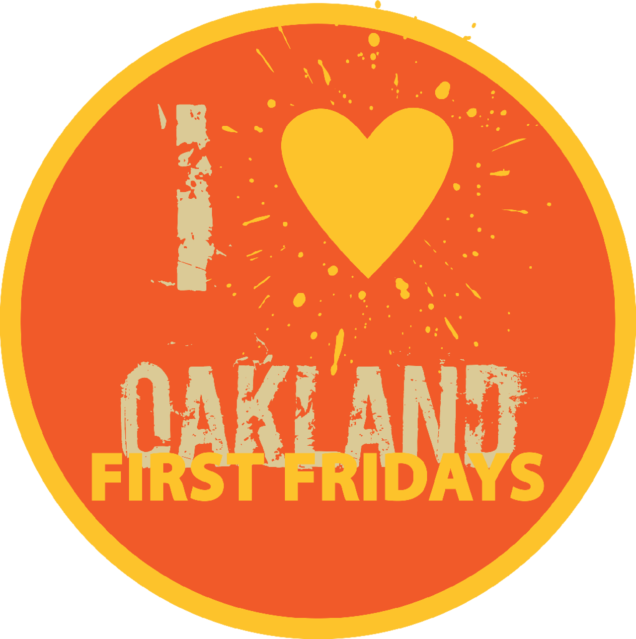 Oakland First Fridays - Oakland First Fridays Logo (1280x1286), Png Download