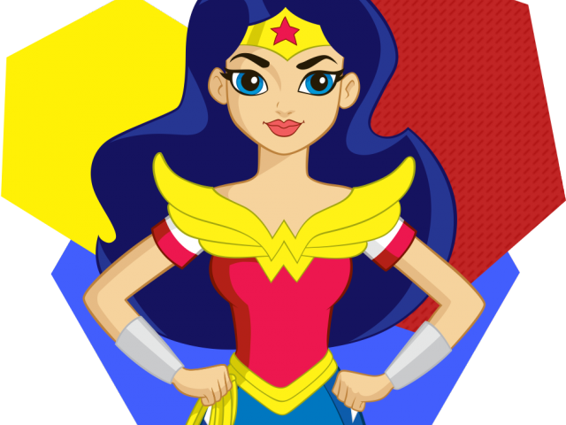 Supergirl Clipart Dc Superhero - Wonder Woman Dc Superhero Girls (640x480), Png Download