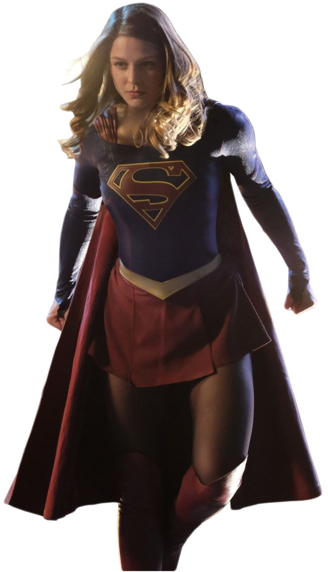 Supergirl Png Image - Supergirl In Flight Melissa (674x1184), Png Download
