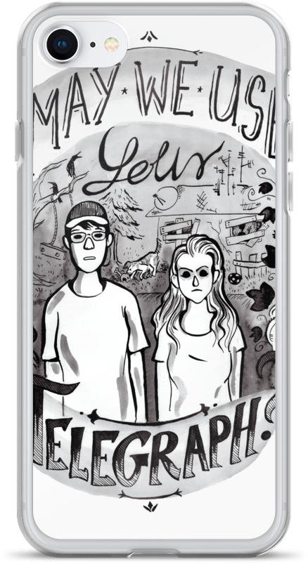 Image Of May We Use Your Telegraph The Phone Case - Mobile Phone Case (1000x1000), Png Download