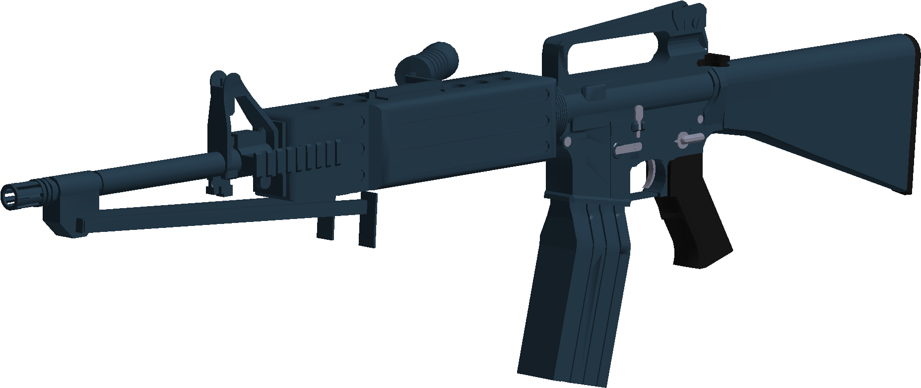 Colt Lmg - Assault Rifle (1860x790), Png Download
