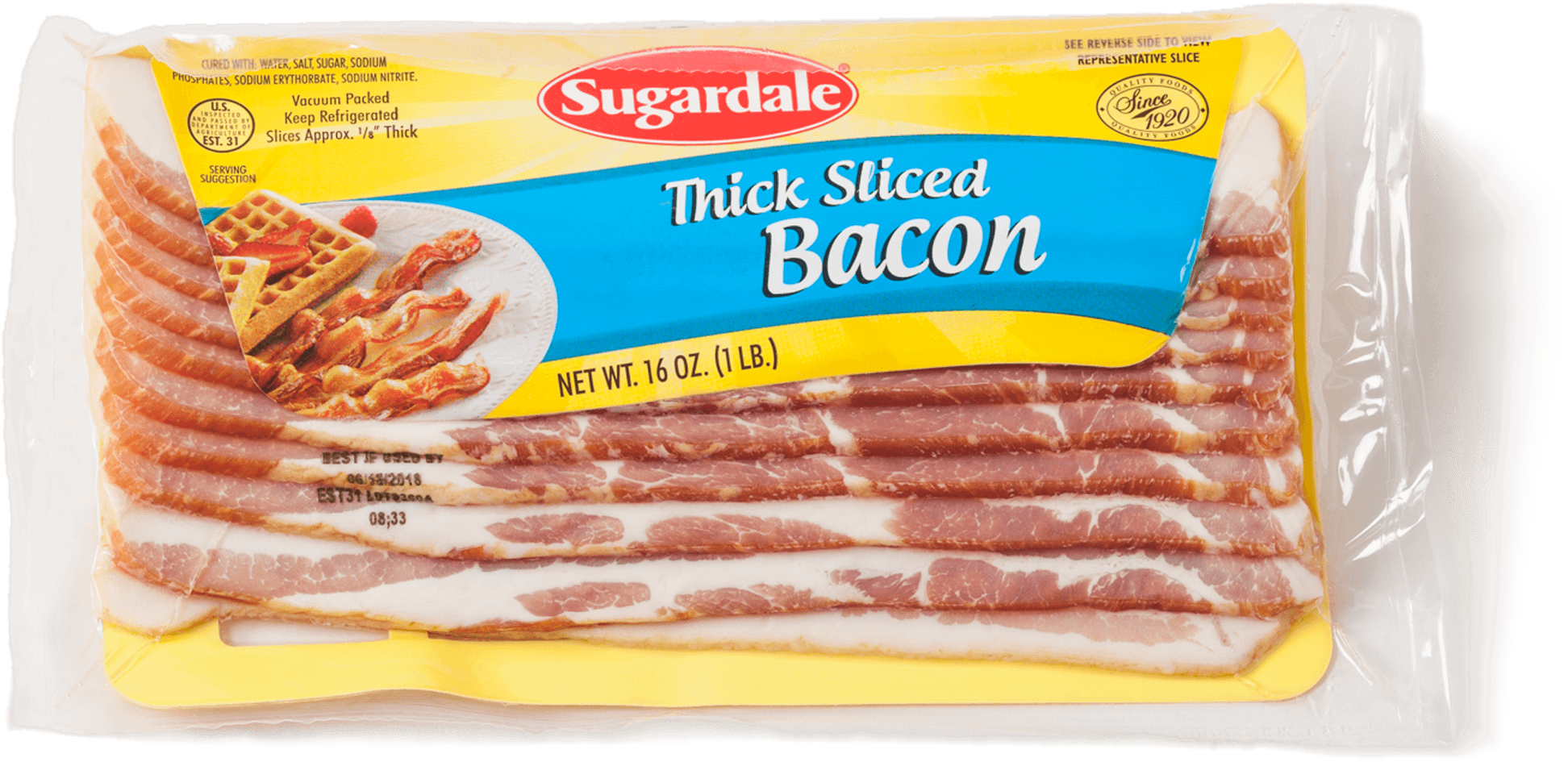 Thick-cut Bacon - Turkey Ham (2058x2058), Png Download