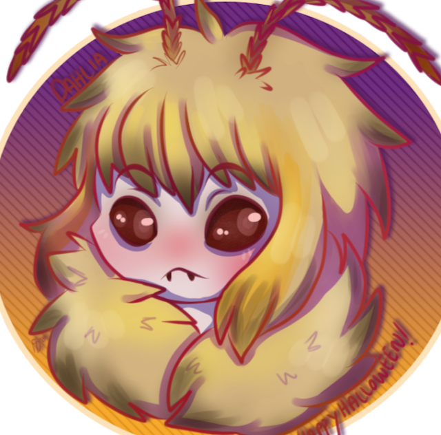 Halloween Floofbug By Kohaineko - Cartoon (640x632), Png Download