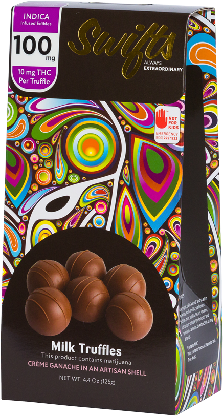 The Rich Whipped Crème Chocolate Ganache, Wrapped In - Chocolate Balls (1080x1080), Png Download