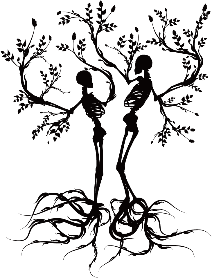 1181 X 1181 2 - Skull Tree Branch (1181x1181), Png Download