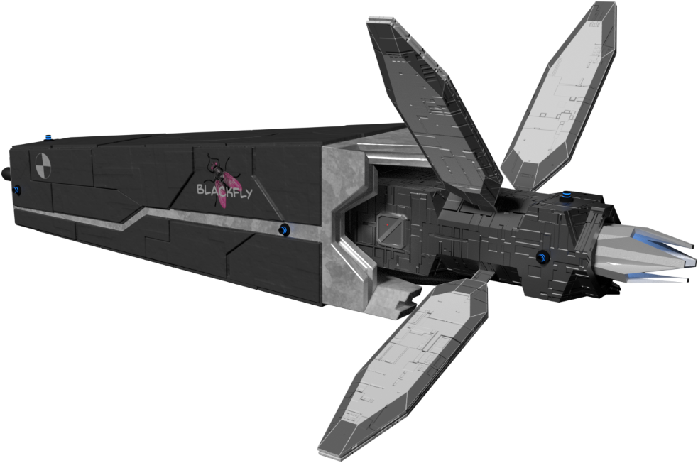 Blackfly Render 1100×719 248 Kb - Model Aircraft (1100x719), Png Download