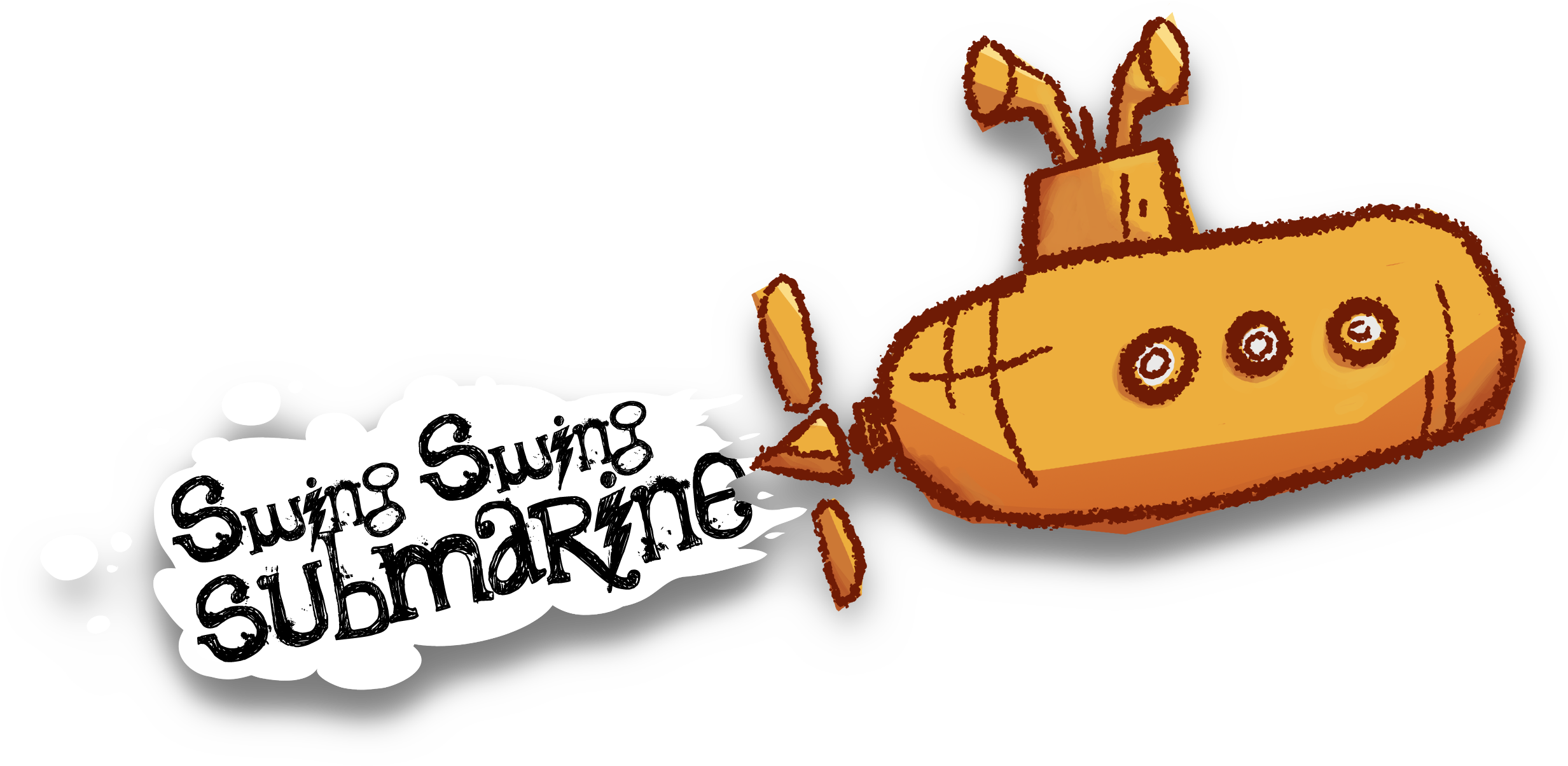 Swing Swing Submarine - Cartoon (2481x1754), Png Download