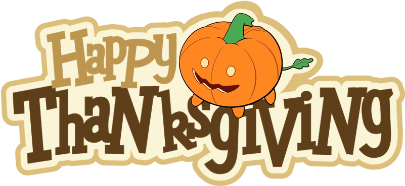 Thanksgiving Png - Clipart Happy Thanksgiving (847x416), Png Download