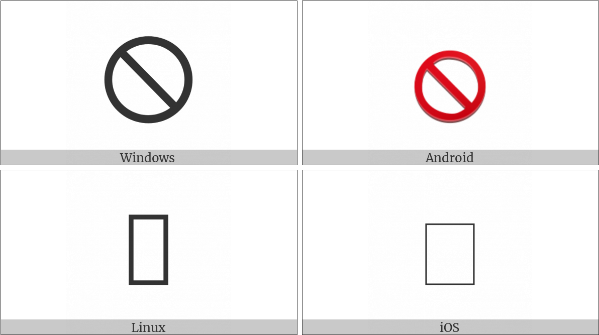 Prohibited Sign On Various Operating Systems - End Of Ayah Symbol (1200x675), Png Download